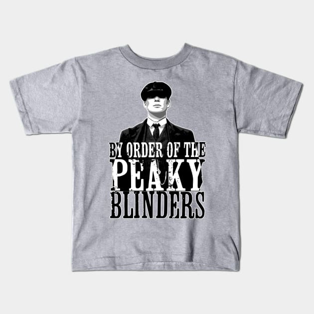 Peaky Blinders Kids T-Shirt by sisidsi